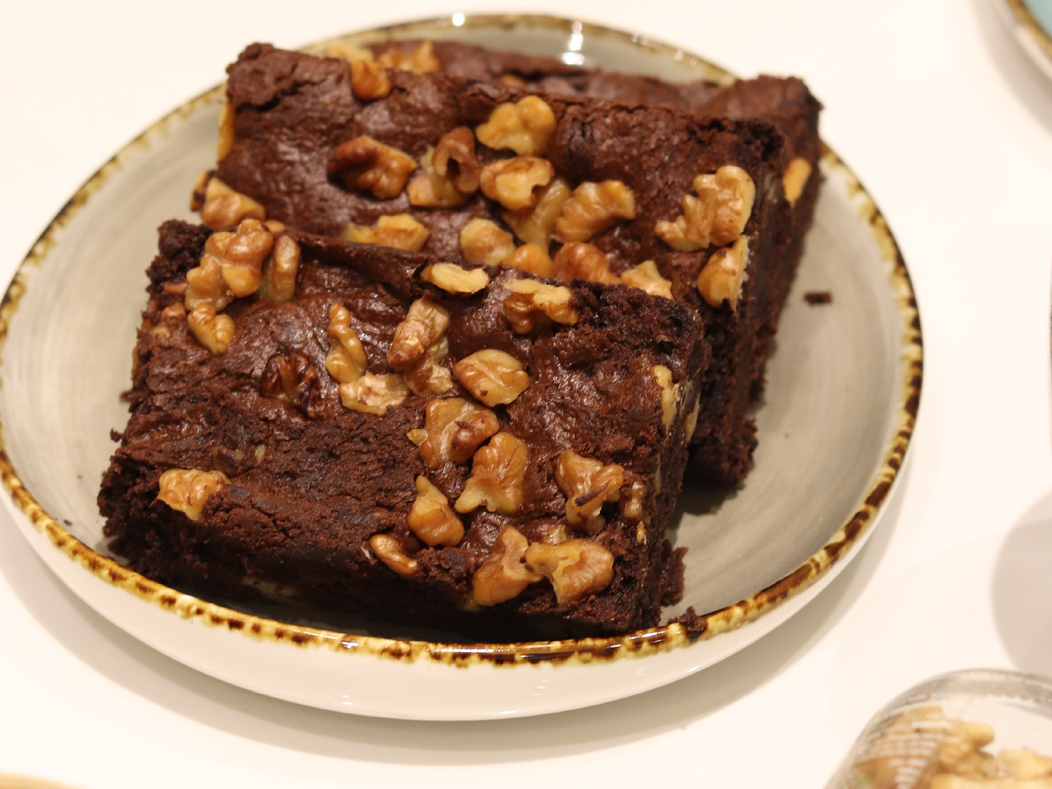 Eggless Walnut Brownie 🟢